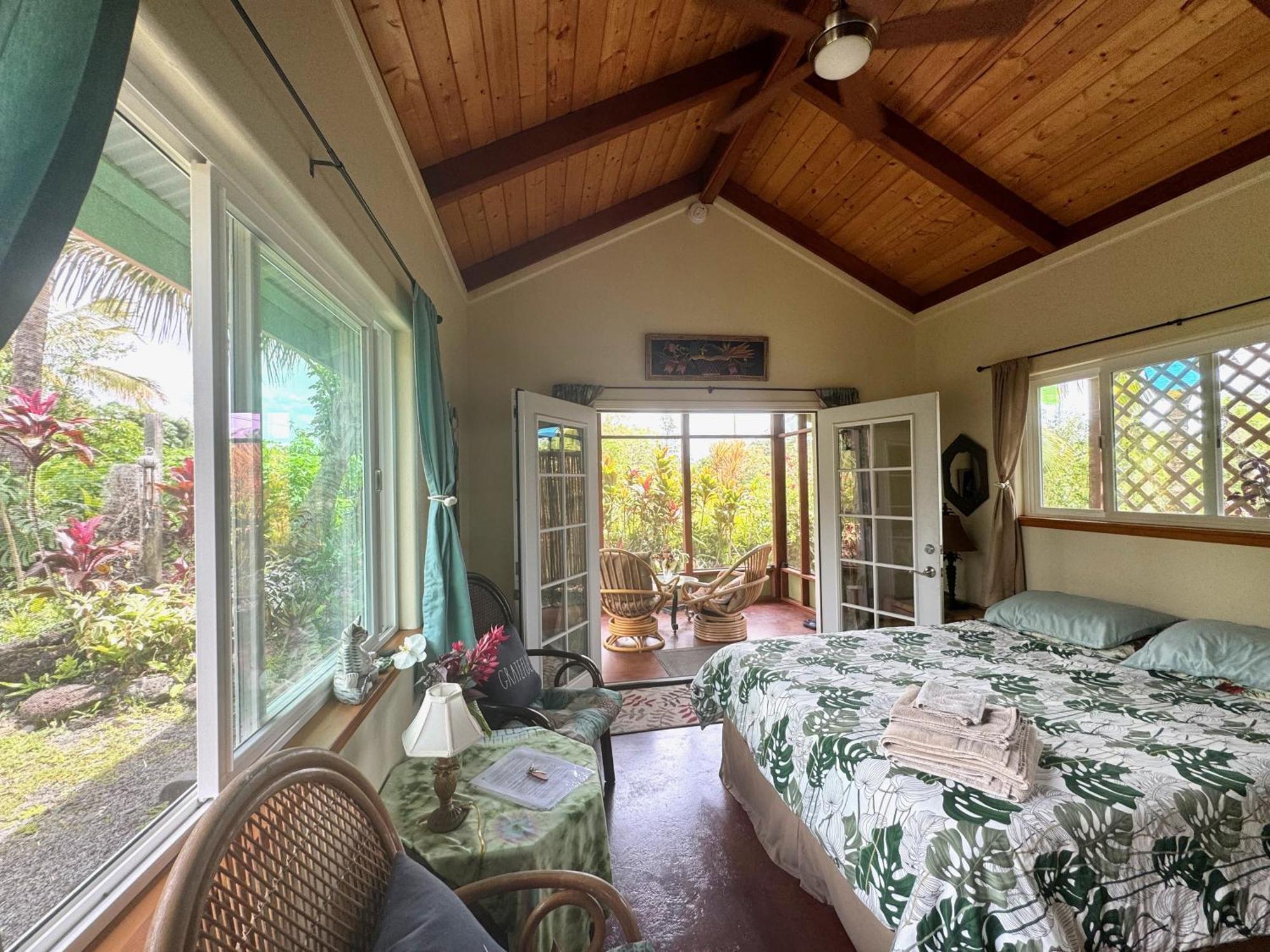 Tropical Zen Bungalow Pahoa Exterior foto